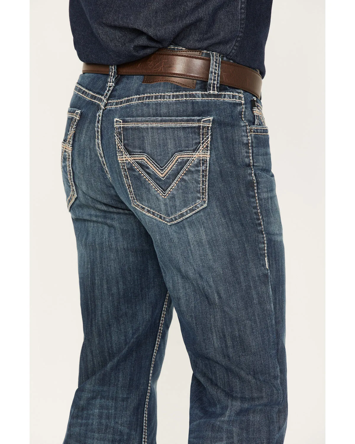 Product Name:  Rock & Roll Denim Men's Medium Wash Vintage Reflex Straight Jeans