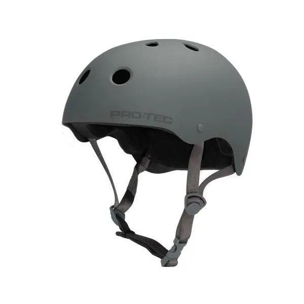 Protec Classic Skateboard Helmet Matte Grey