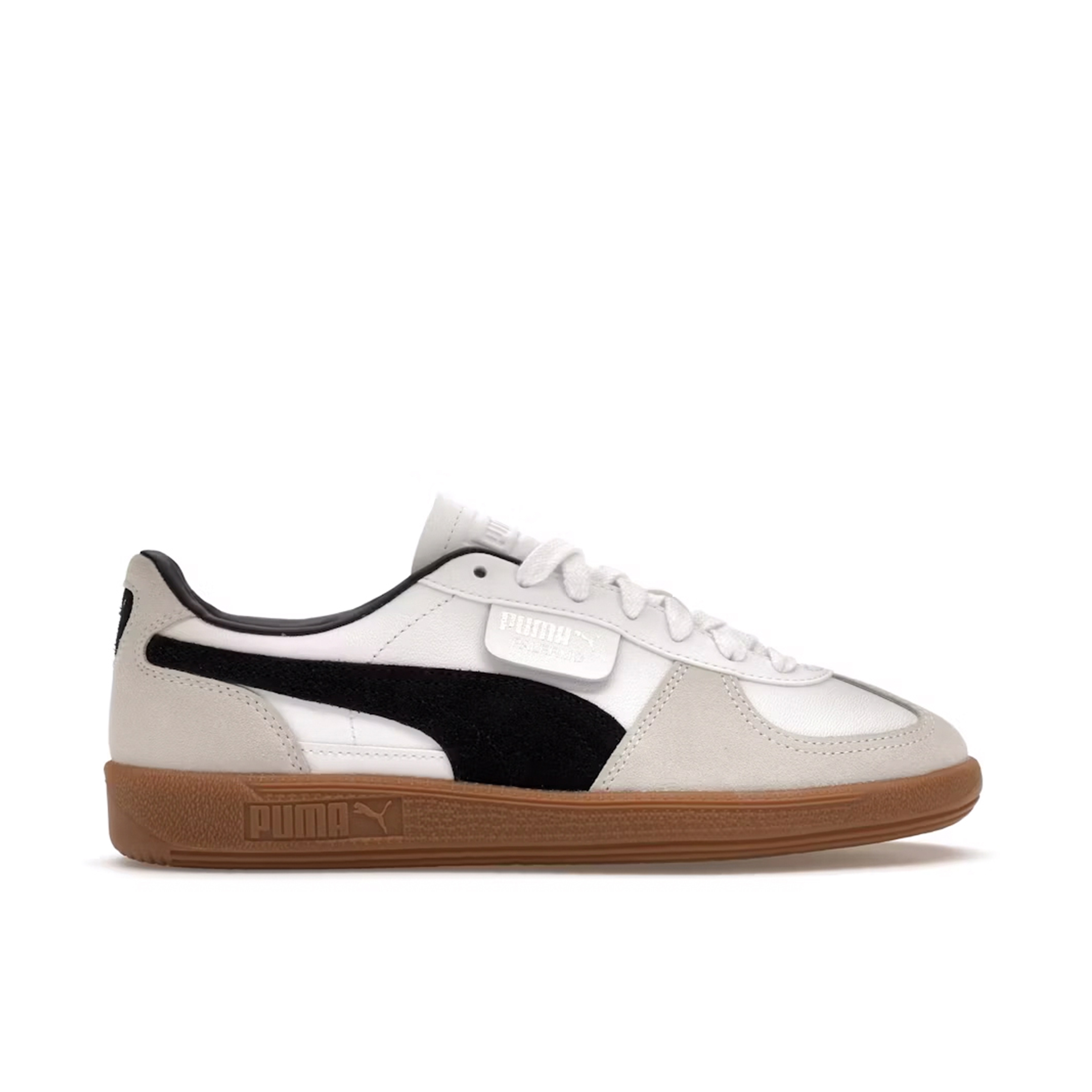 Puma Palermo Leather White Vapor Grey Gum | 396464-01 | Laced