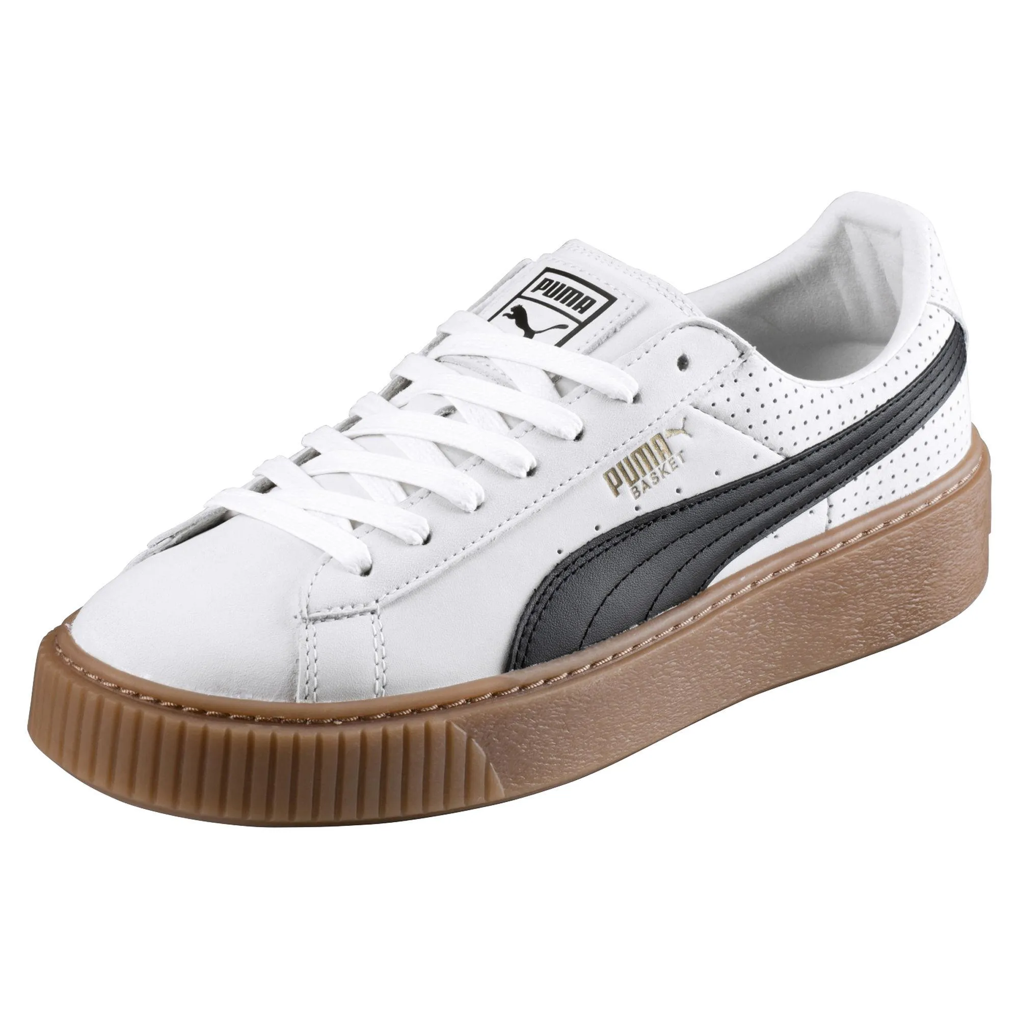 Puma Scarpe Basket Platform Perf Gum  donna 