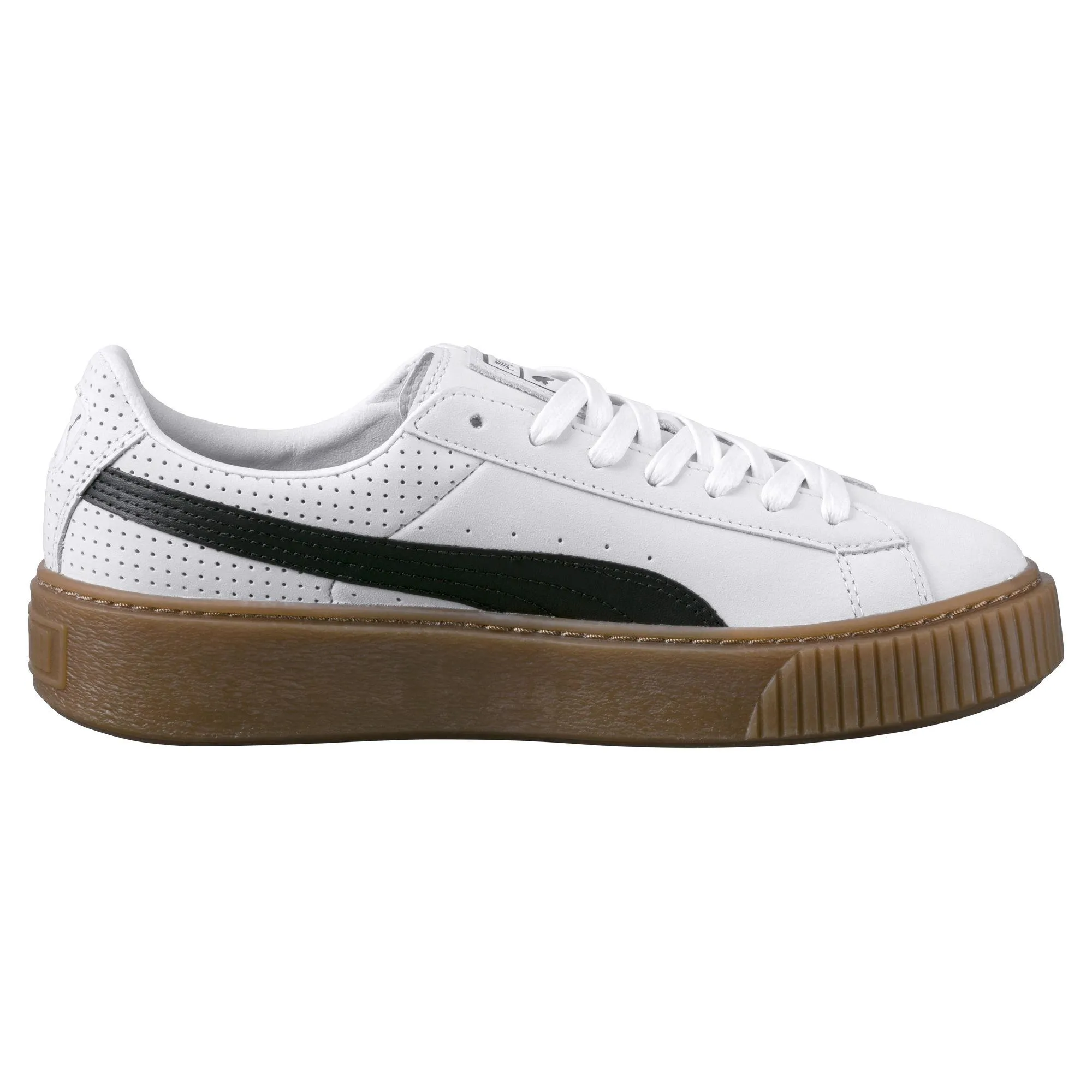 Puma Scarpe Basket Platform Perf Gum  donna 