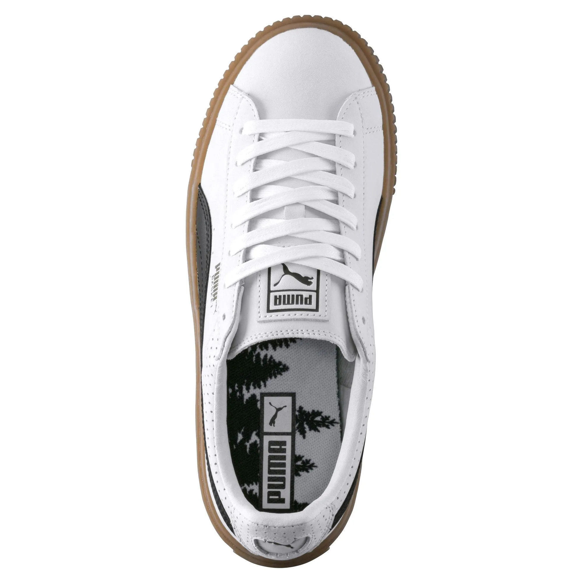 Puma Scarpe Basket Platform Perf Gum  donna 