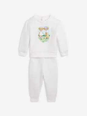 Ralph Lauren Baby Boys Bear Tracksuit in White