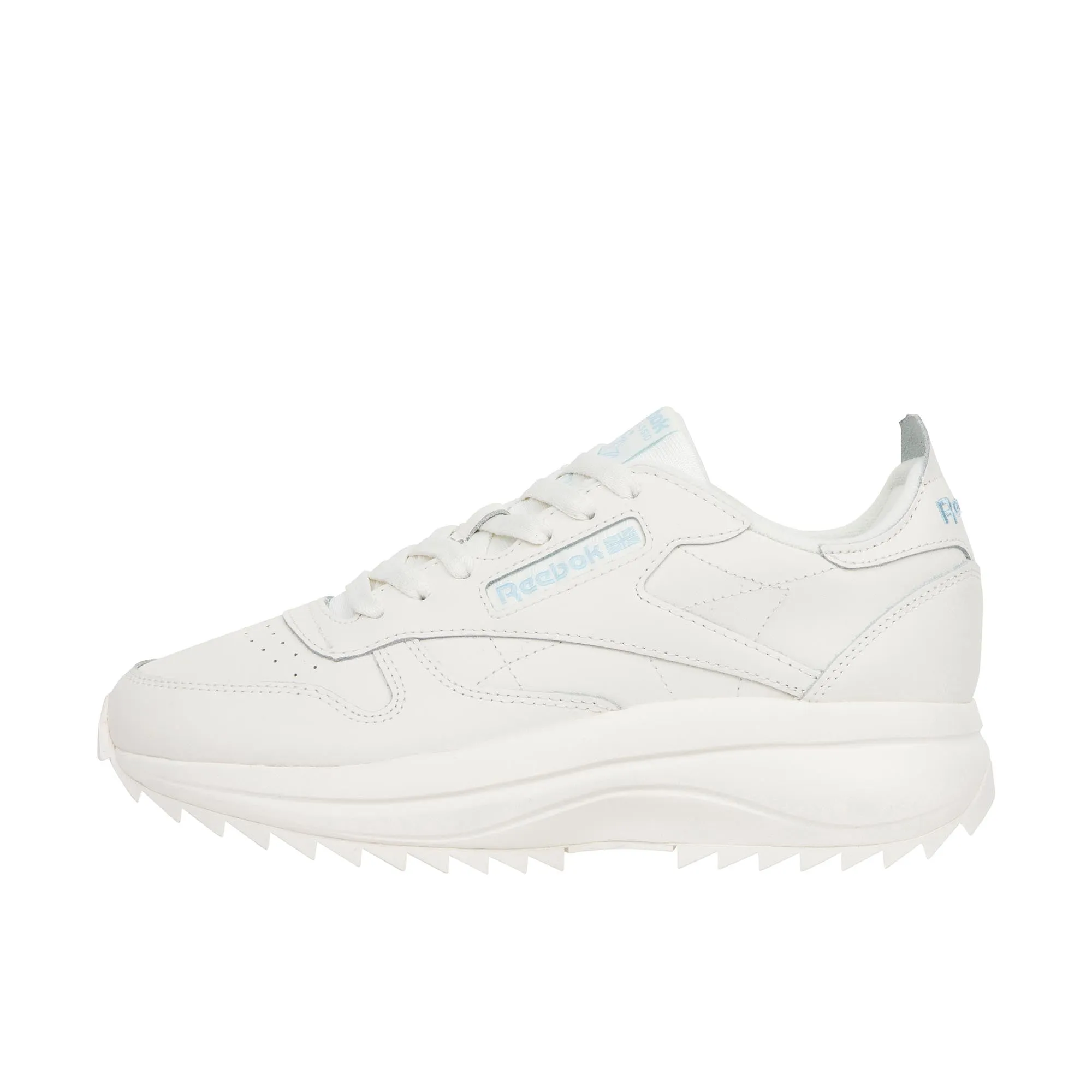 Reebok Womens Classic Leather Sp Extra Chalk/Blue Pearl/Chalk