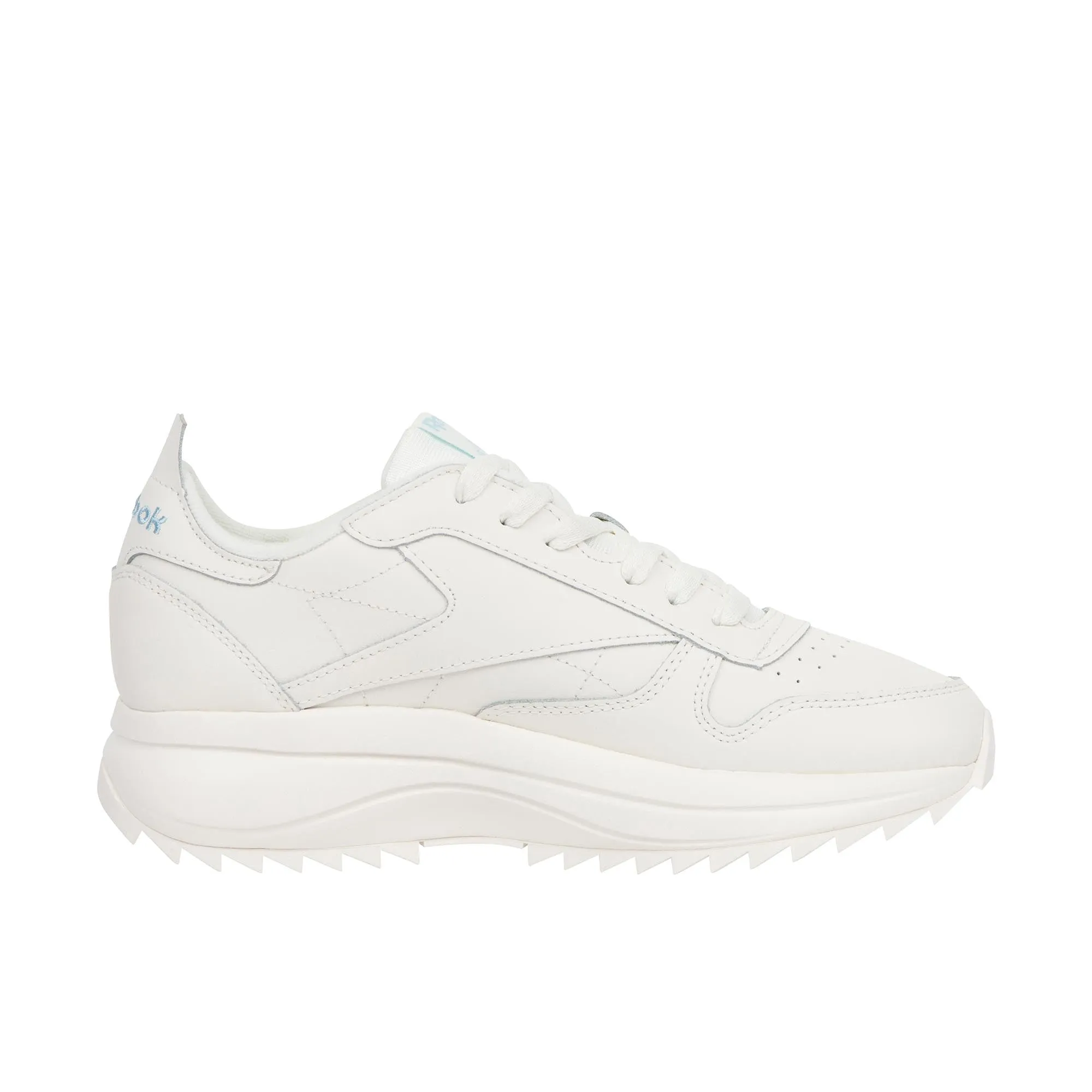 Reebok Womens Classic Leather Sp Extra Chalk/Blue Pearl/Chalk