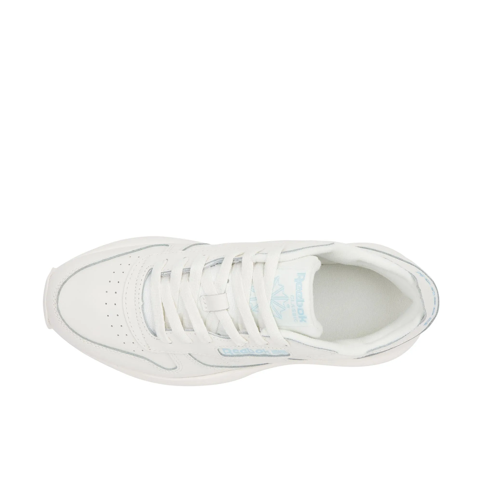 Reebok Womens Classic Leather Sp Extra Chalk/Blue Pearl/Chalk