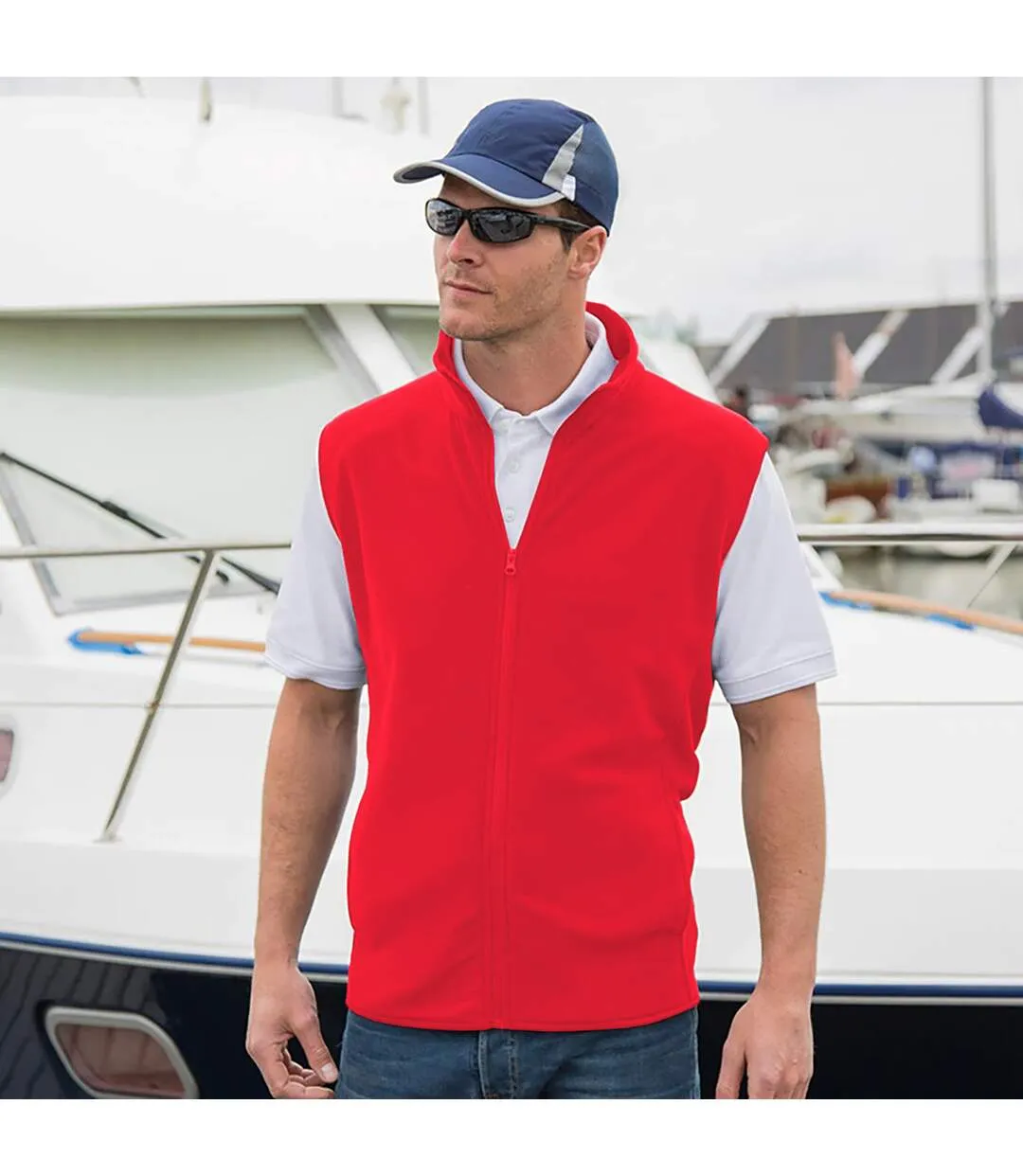 Result Core Mens Micro Fleece Gilet (Red) - UTPC3013