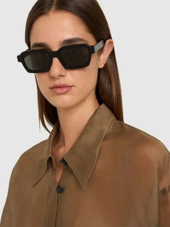 Retrosuperfuture   Caro black acetate sunglasses 