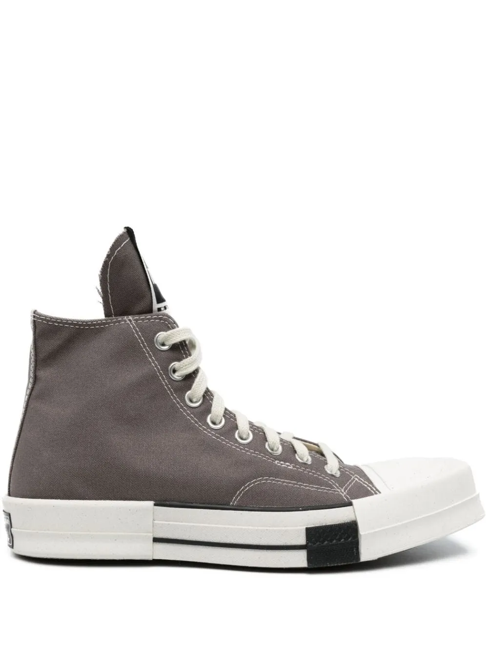 RICK OWENS DRKSHDW X CONVERSE - Turbodrk Laceless Woven High-Top Sneakers