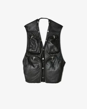   RICK OWENS Men's Vest Black 09 