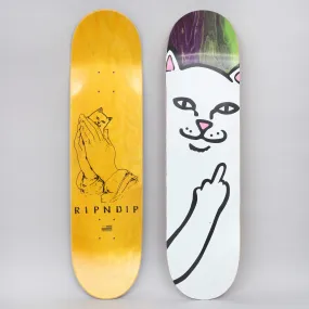 RIPNDIP 8.25 Lord Nermal Skateboard Deck Mint / Lavender