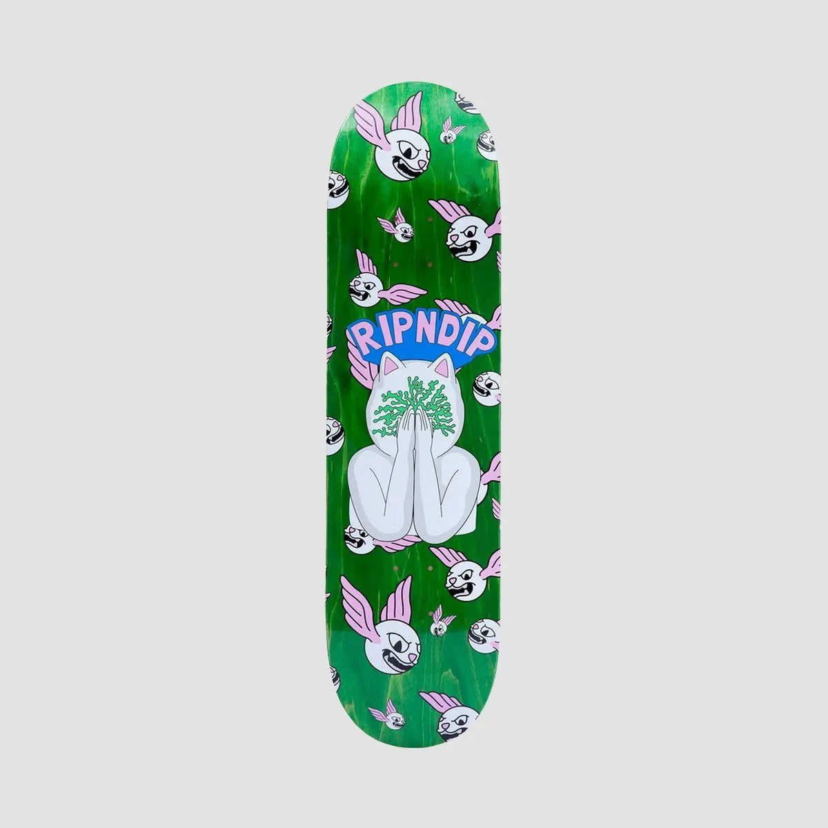 Ripndip Overthinking Skateboard Deck Green - 8.25