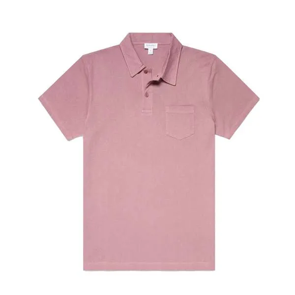 Riviera Polo Shirt - Vintage Pink