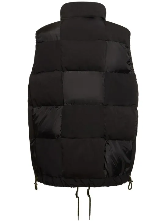 Sacai   Tech blend & leather vest 