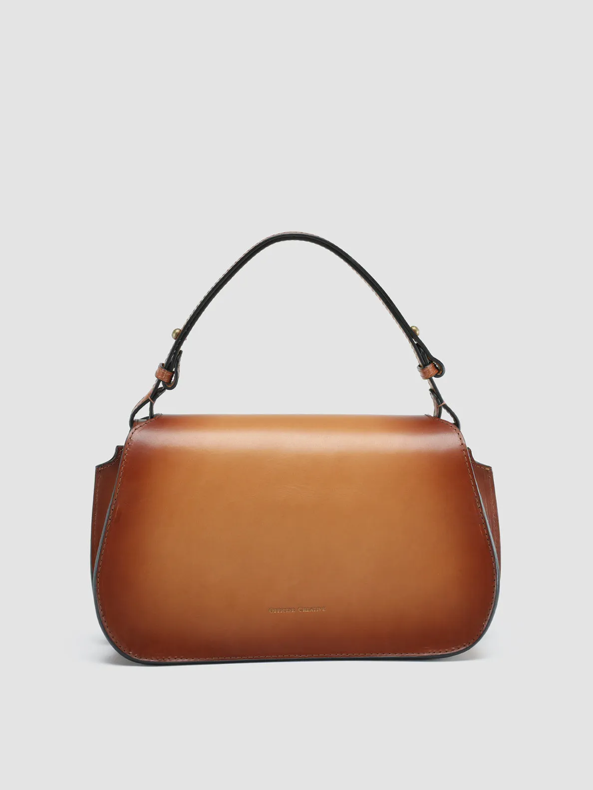 SADDLE 012 - Brown Leather Hobo Bag