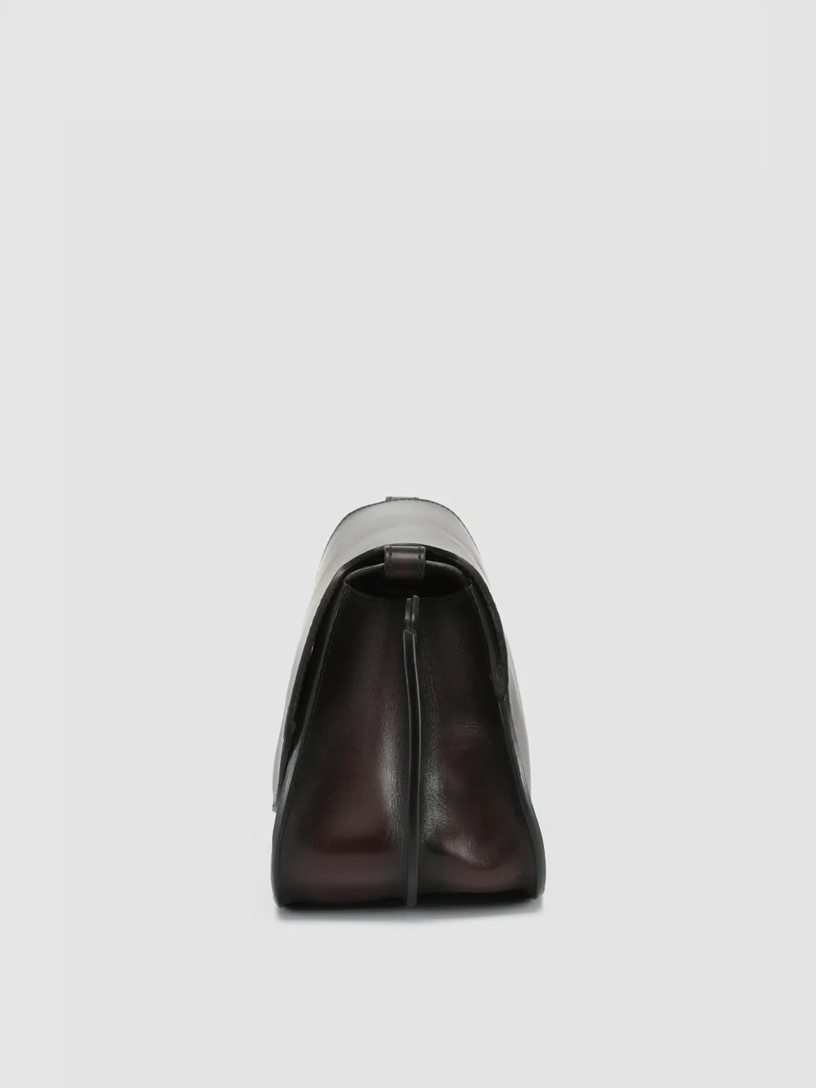 SADDLE 012 - Burgundy Leather Hobo Bag