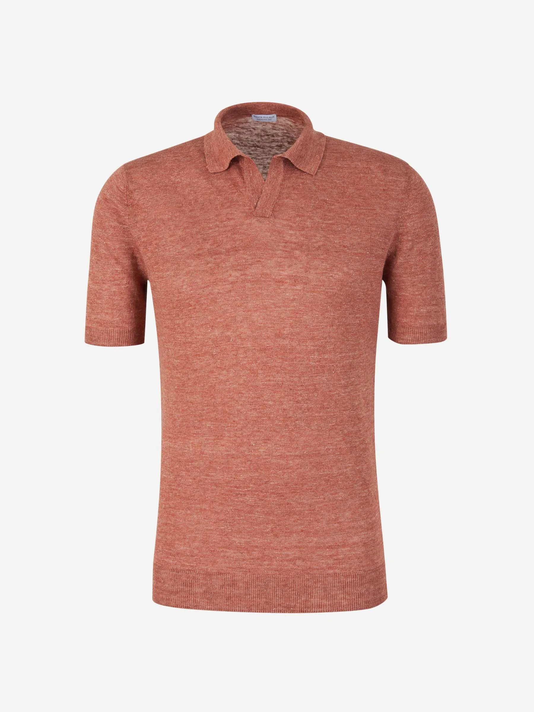 Santa Eulalia Linen Knit Polo 