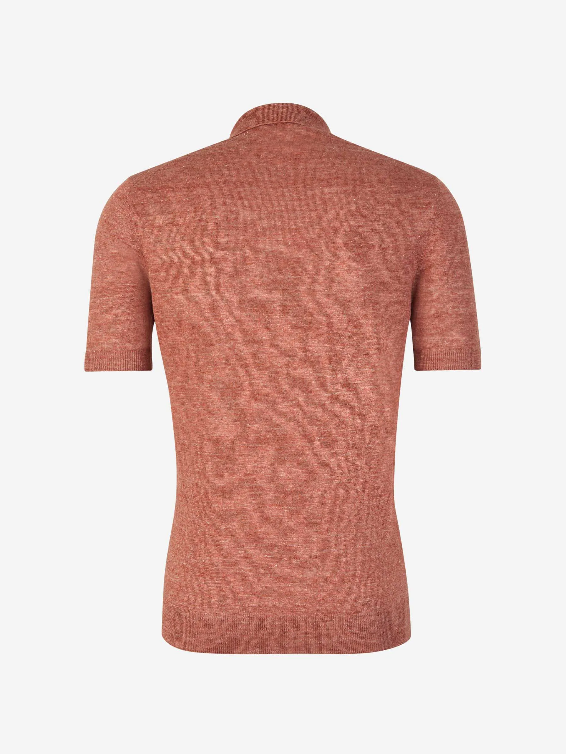 Santa Eulalia Linen Knit Polo 