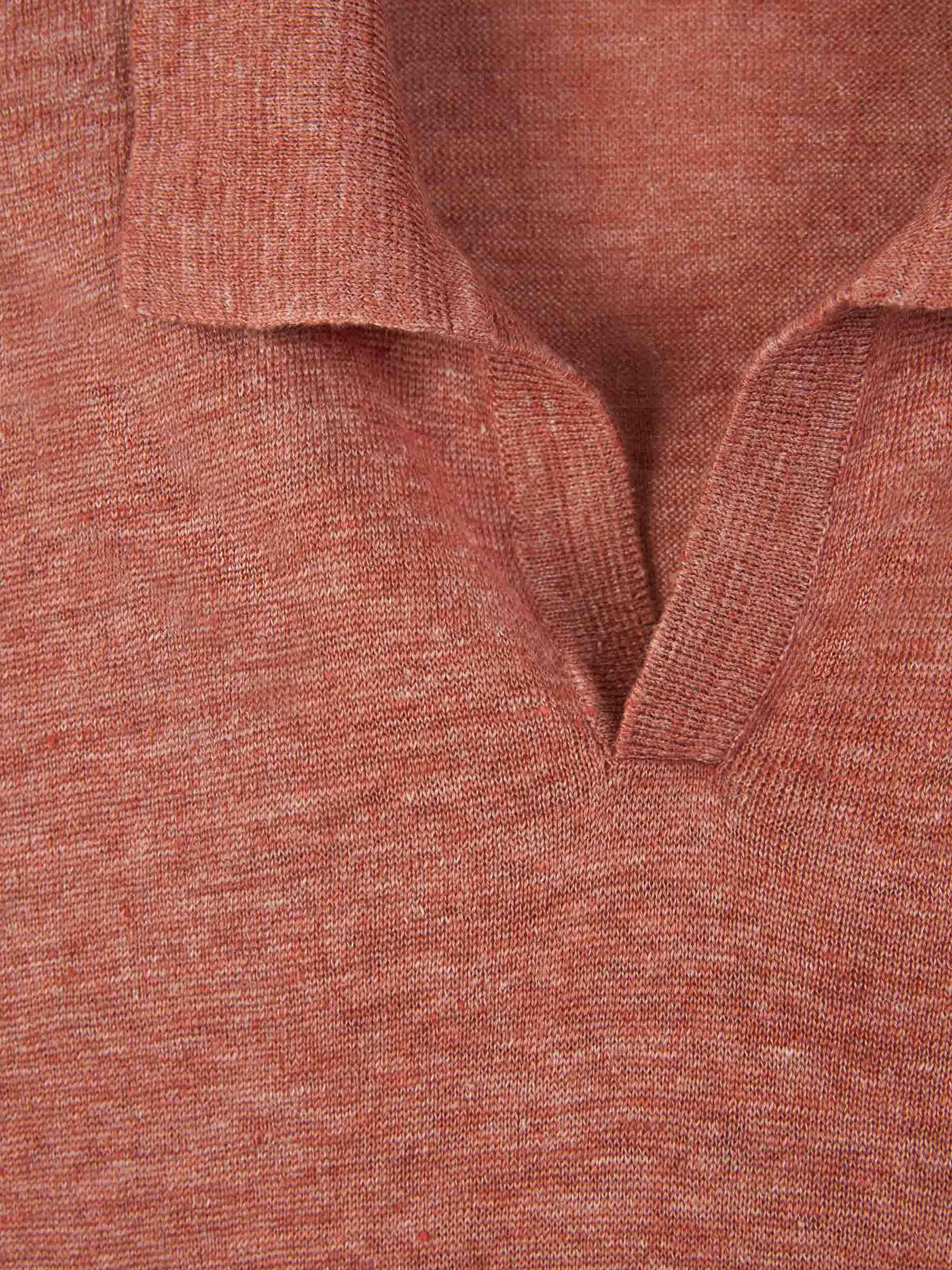 Santa Eulalia Linen Knit Polo 