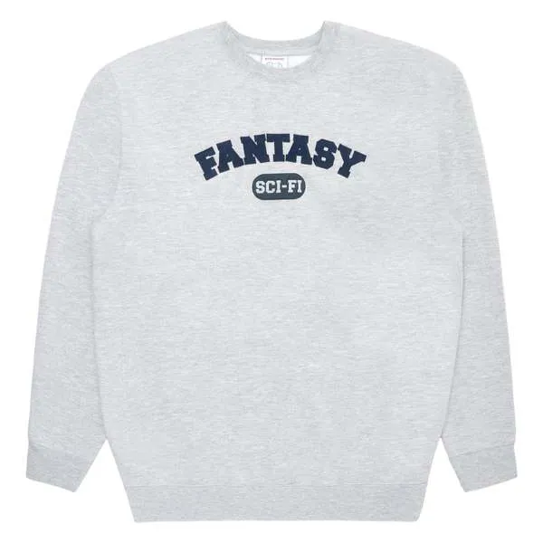 Sci-Fi U Crewneck Fleece - Heather Grey