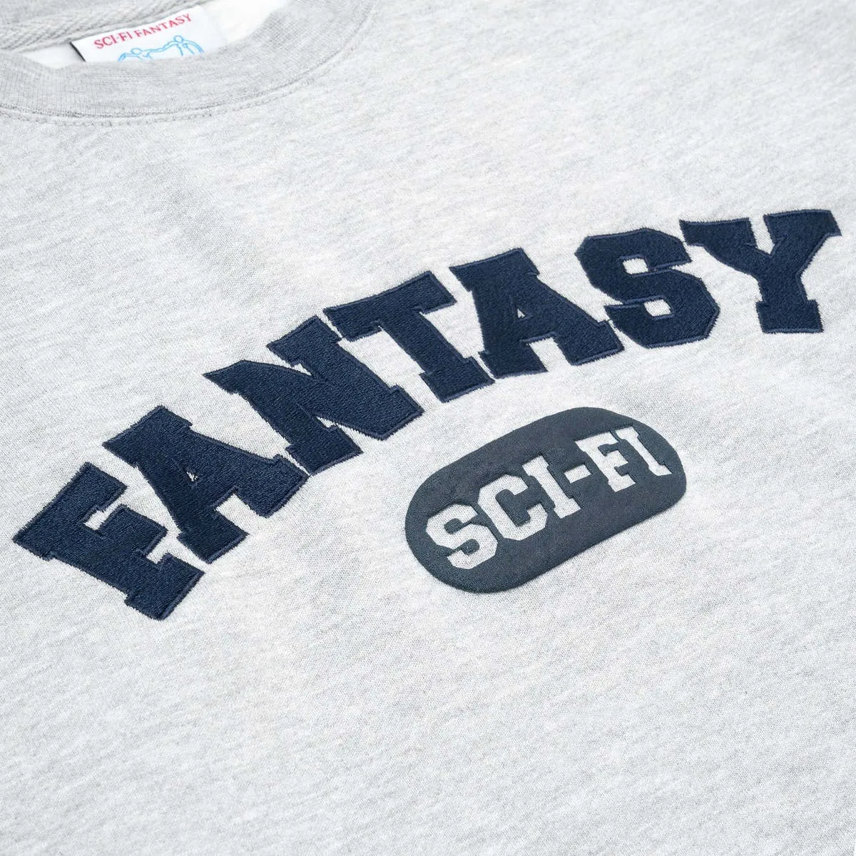 Sci-Fi U Crewneck Fleece - Heather Grey