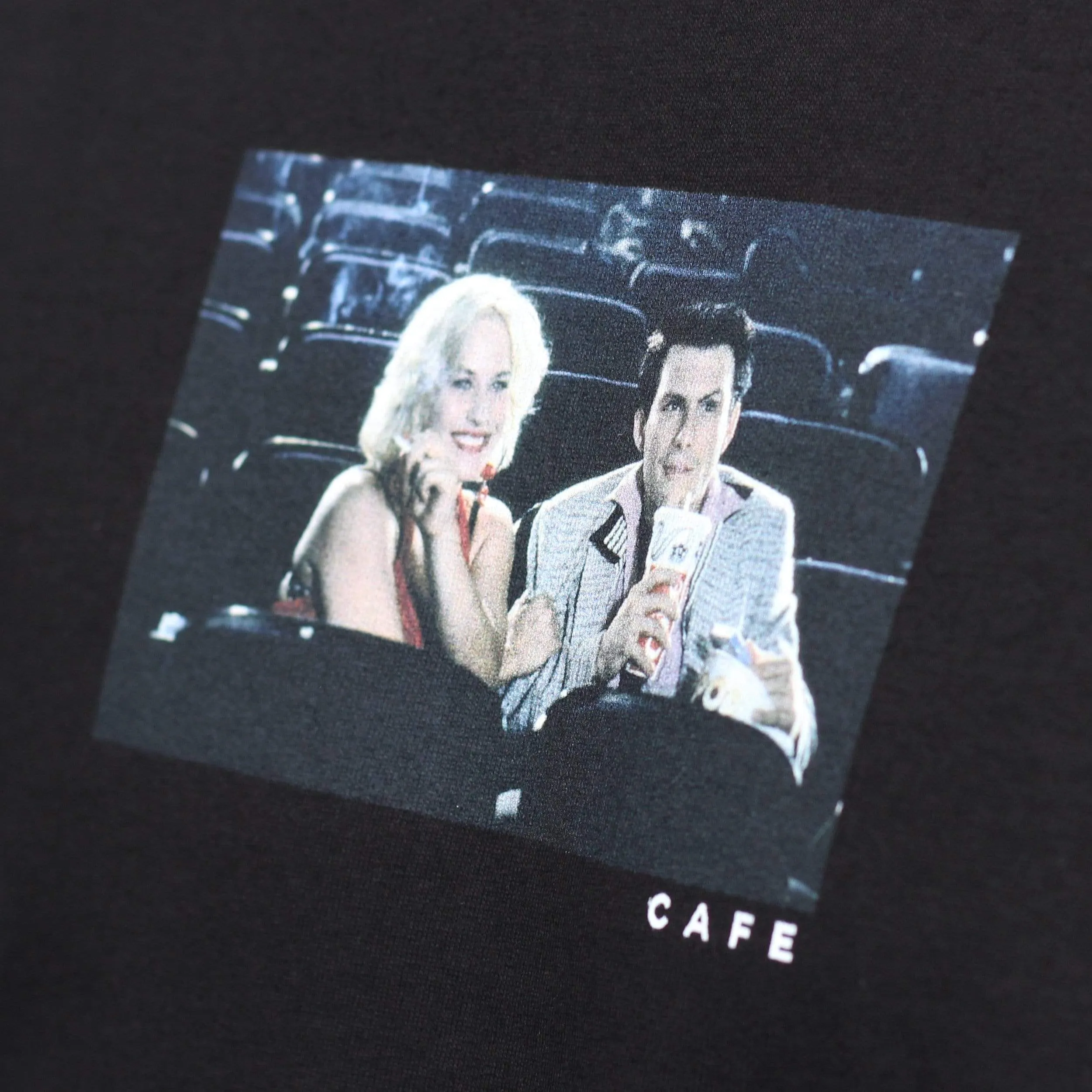 Skateboard Cafe Cinema T-Shirt Black