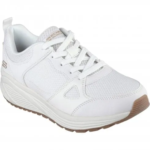 Skechers Bobs Sparrow 2.0 Retro Clean | Off White | Womens Lace Up Trainers