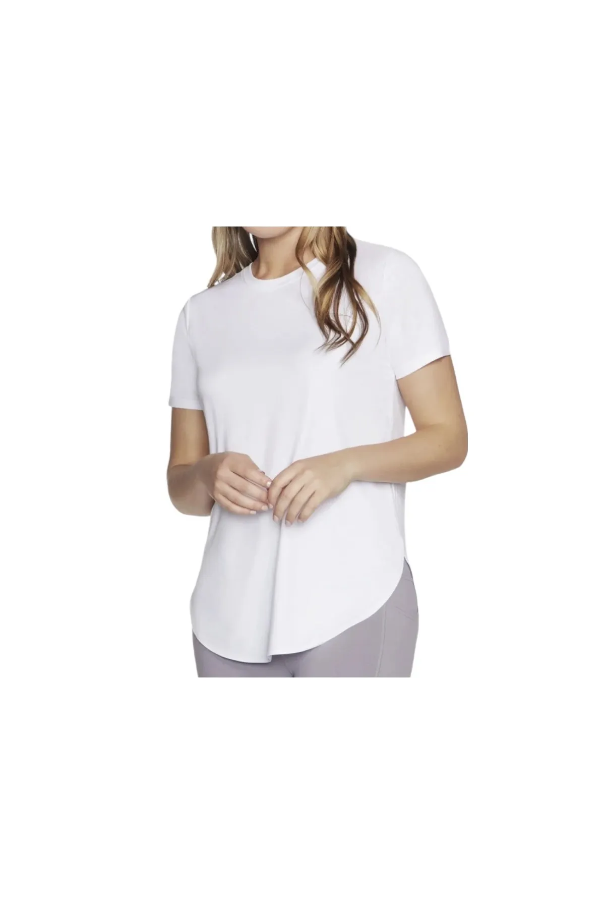 SKECHERS GO DRI SWIFT TUNIC TEE WHITE