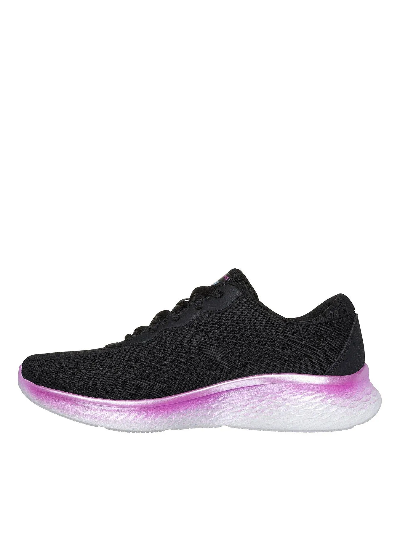 Skechers Skech-Lite Pro Stunning Steps Engineered Mesh Lace Up Trainers - Black