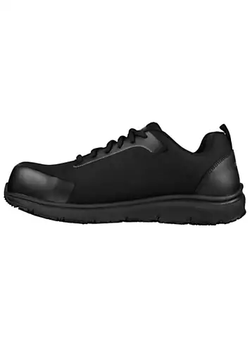 Skechers Work Mens Black Puncture & Slip Resistant S3 Ulmus Trainers | Kaleidoscope