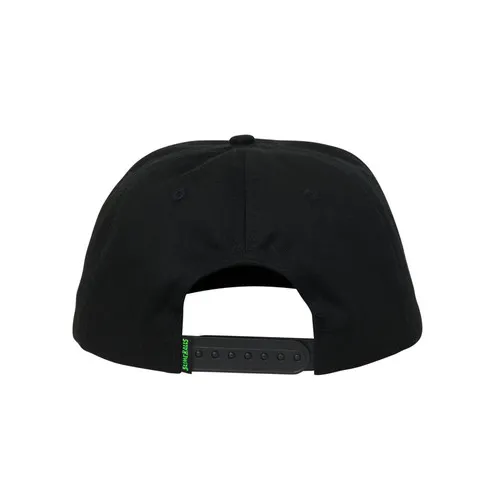 Slime Balls Skateboard Wheels Hat SB Strip Snapback Black