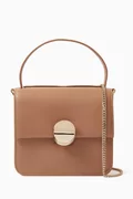 Small Penelope Top-handle Bag in Leather