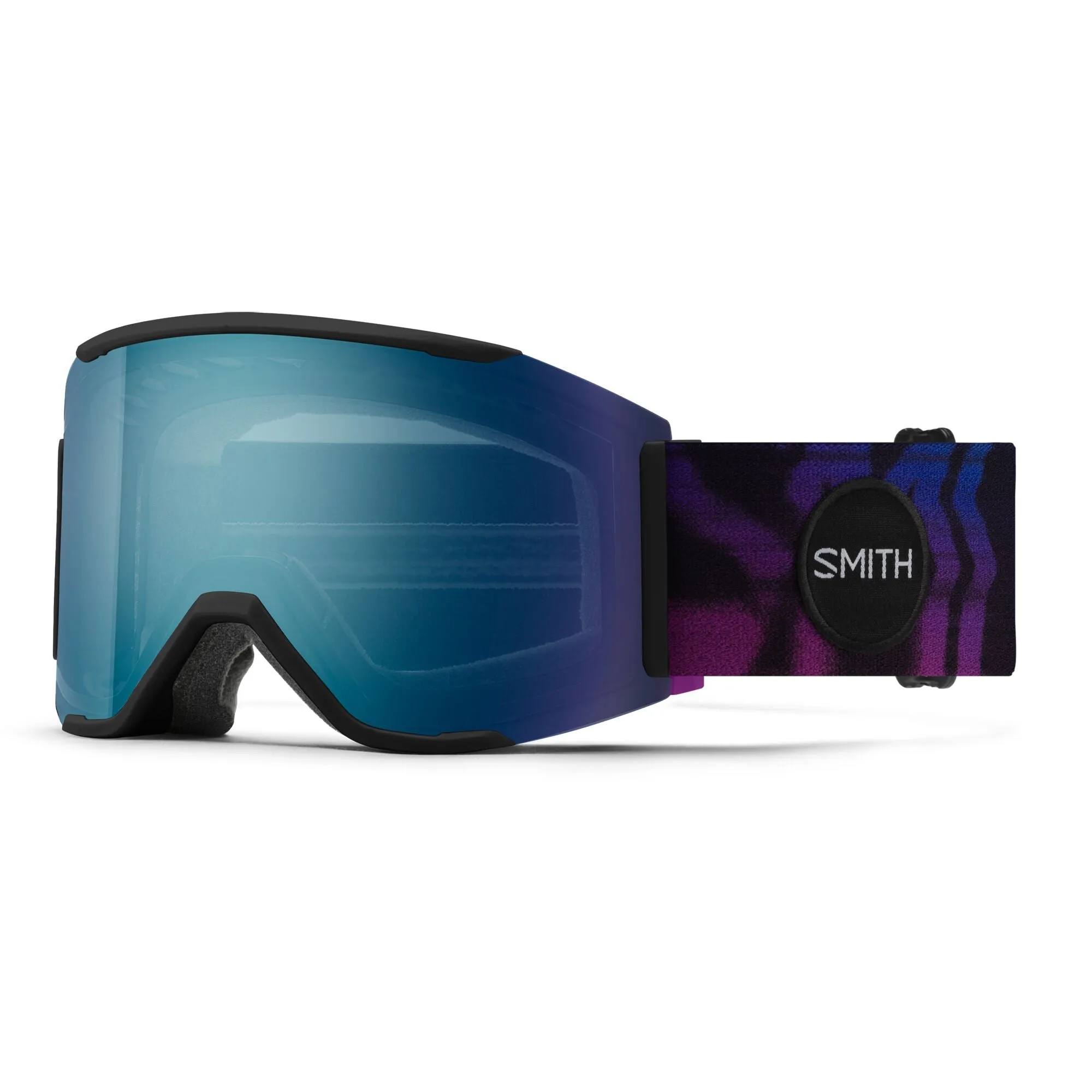 Smith Squad MAG Snowboard Goggles Copy Cat/ChromaPop Everyday Blue Mirror