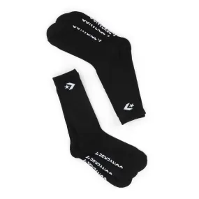 Soft Moc Mens Converse Sport Crew Sock 3 Pack - Black