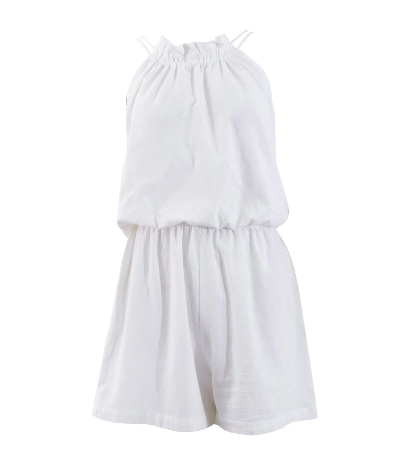 Sole Halter Romper White