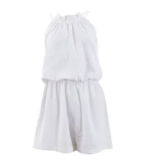 Sole Halter Romper White