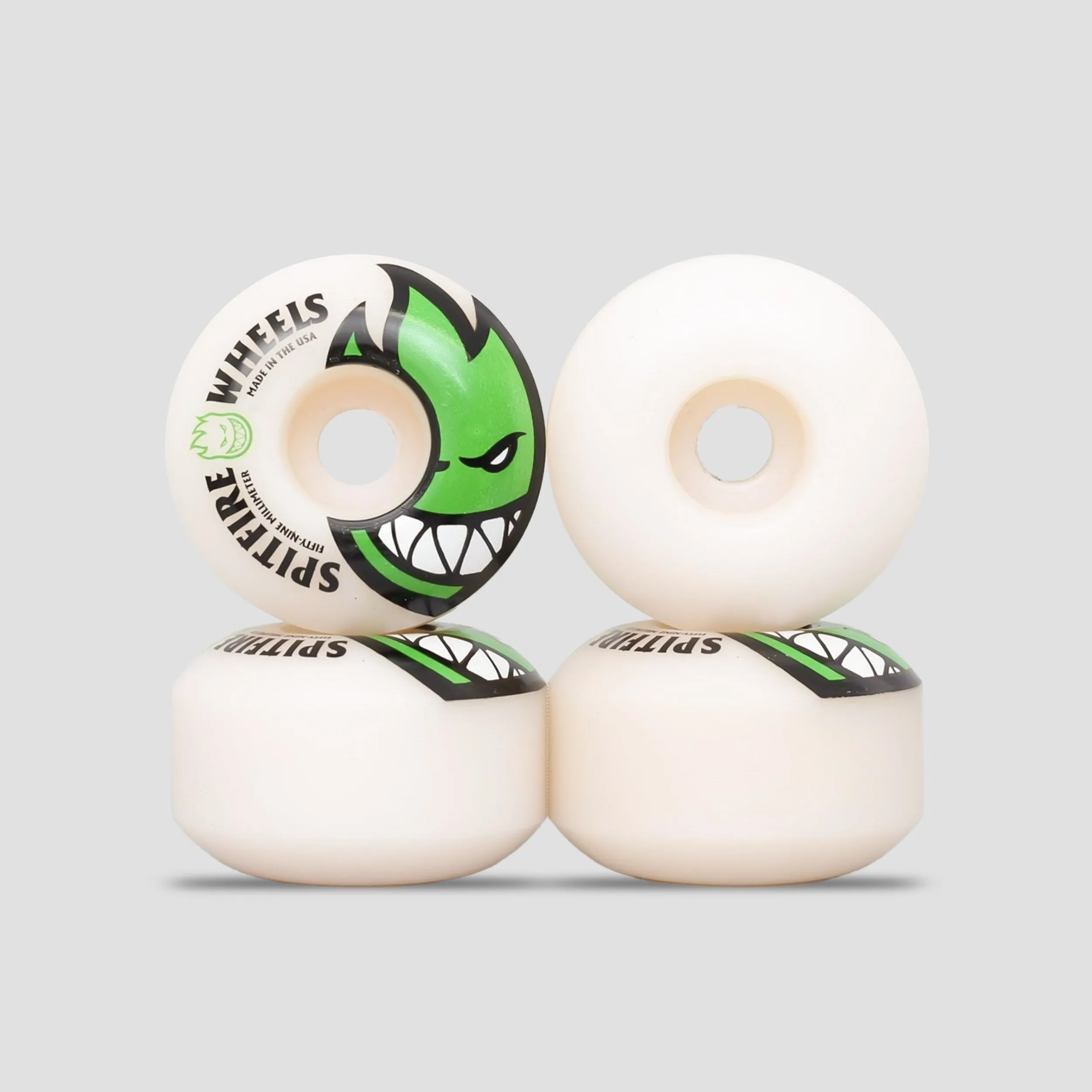 Spitfire 59mm Bighead Skateboard Wheels White