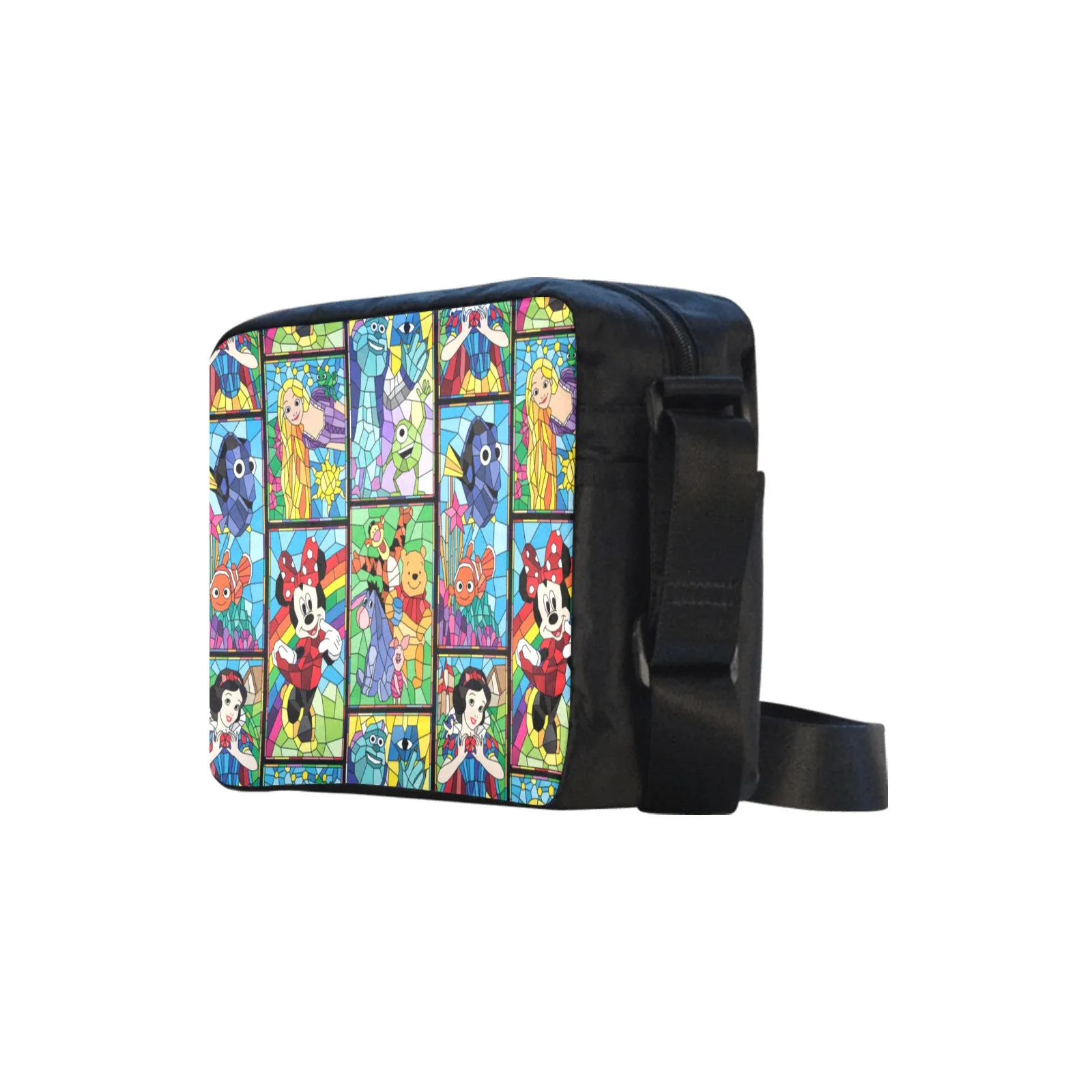 Stained Glass Characters Classic Cross-body Nylon Bag