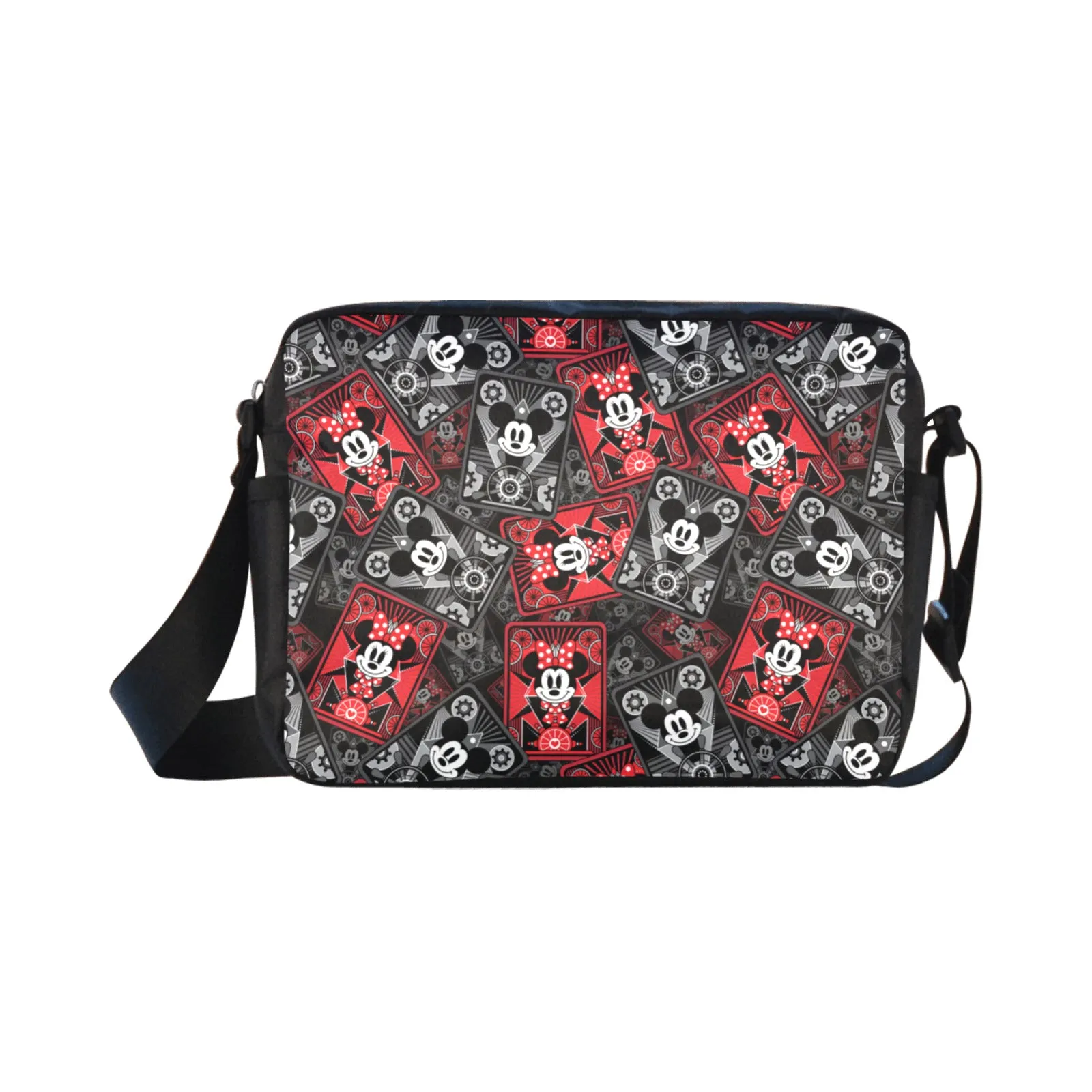 Steamboat Mickey And Minnie Cards Classic Cross-body Nylon Bag