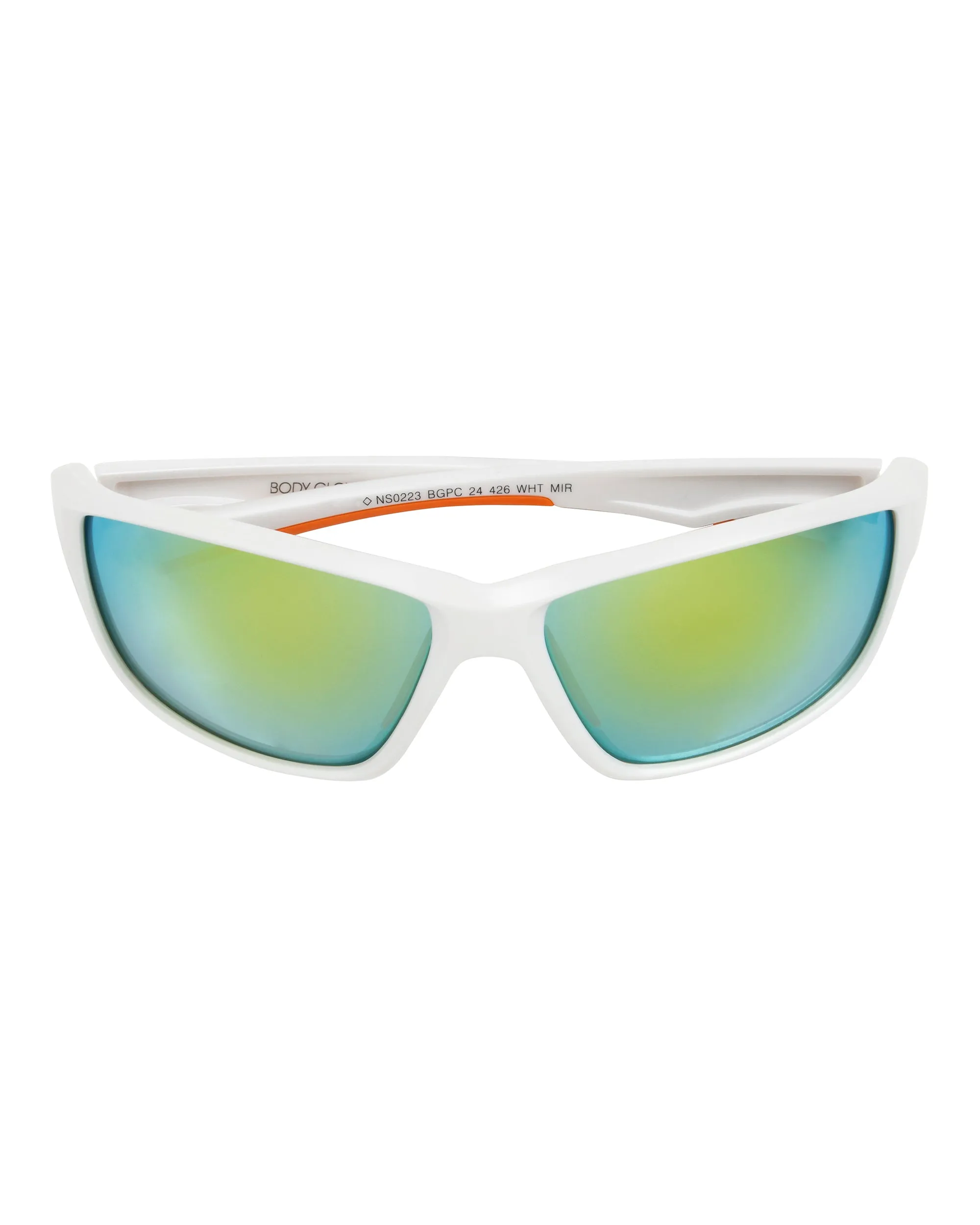 Stoked Wrap Sunglasses - White