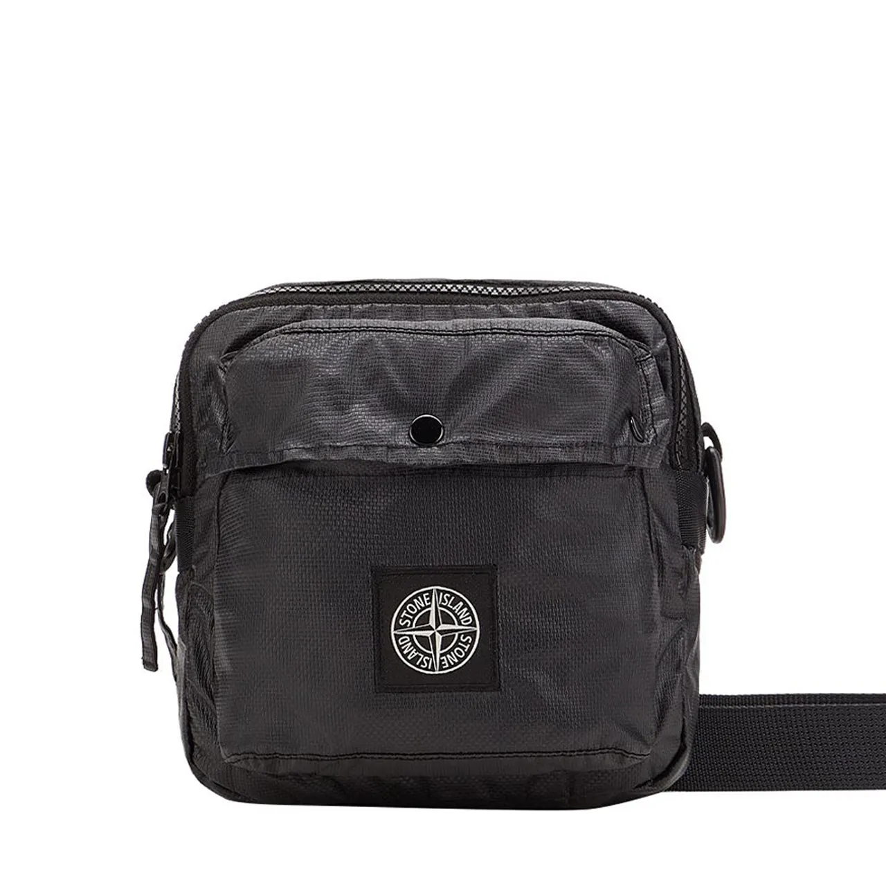 stone island shoulder bag (black)