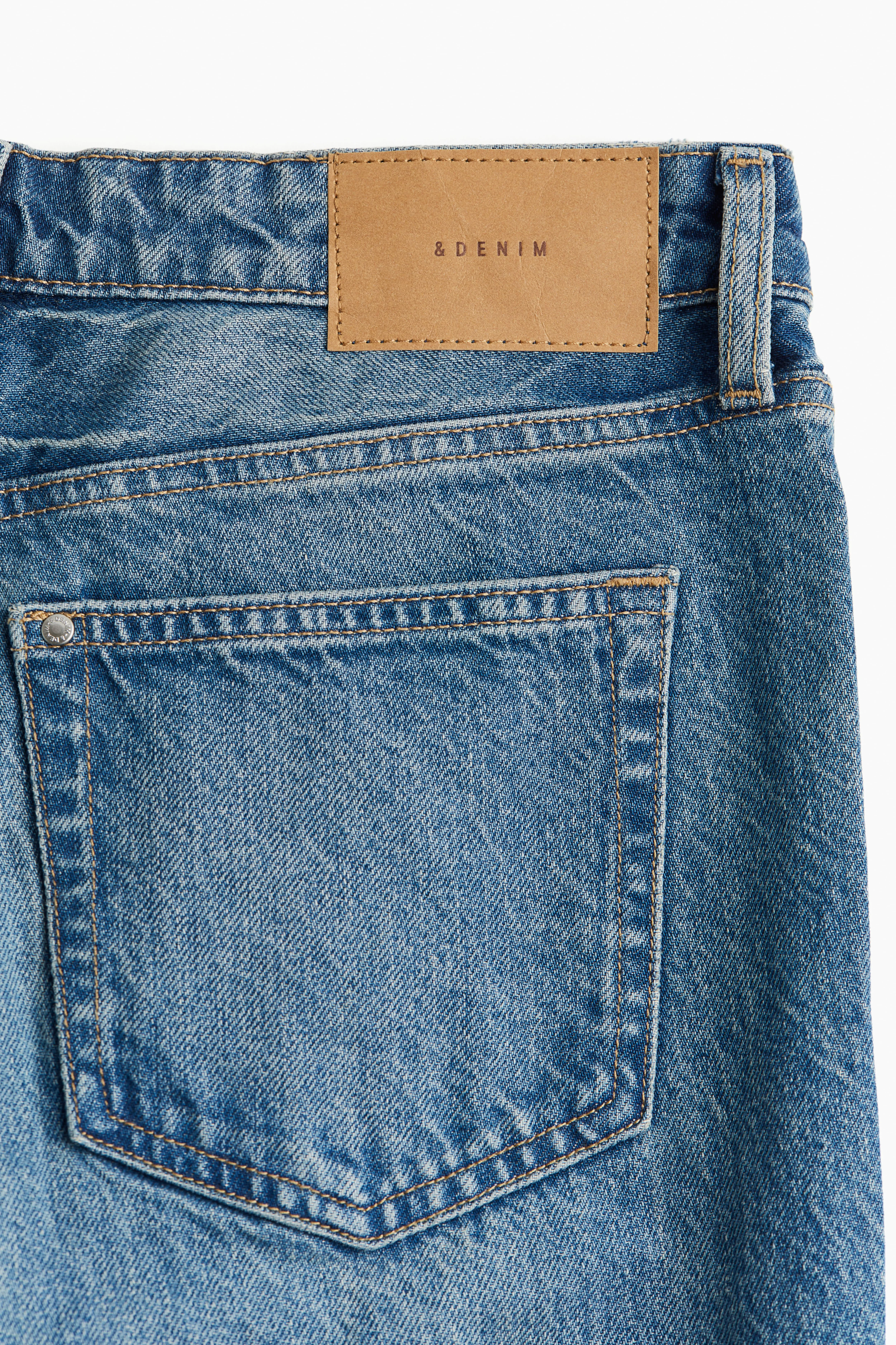 Straight Low Jeans - Low waist - Extra-long legs - Denim blue - Ladies | H&M GB