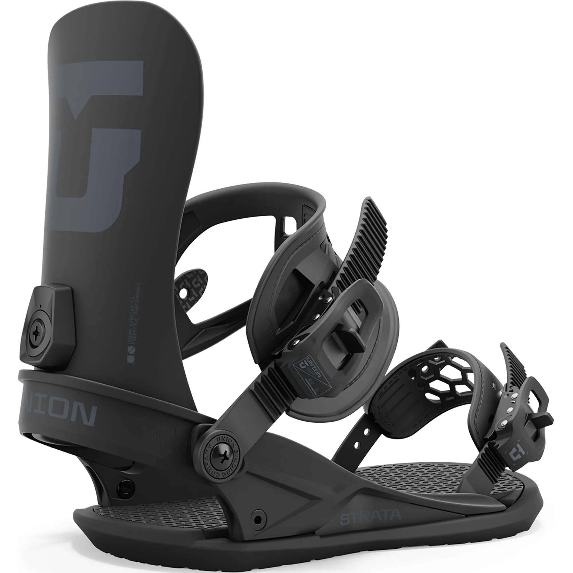 Strata Snowboard Bindings Black - 2025