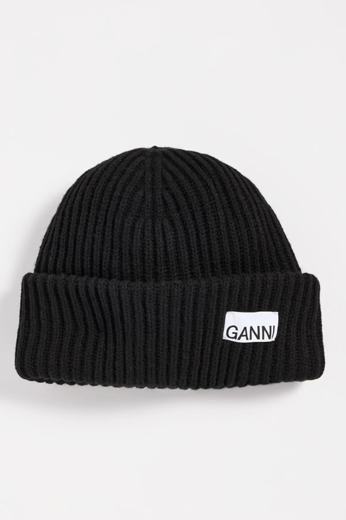 Structured Rib Beanie - Black