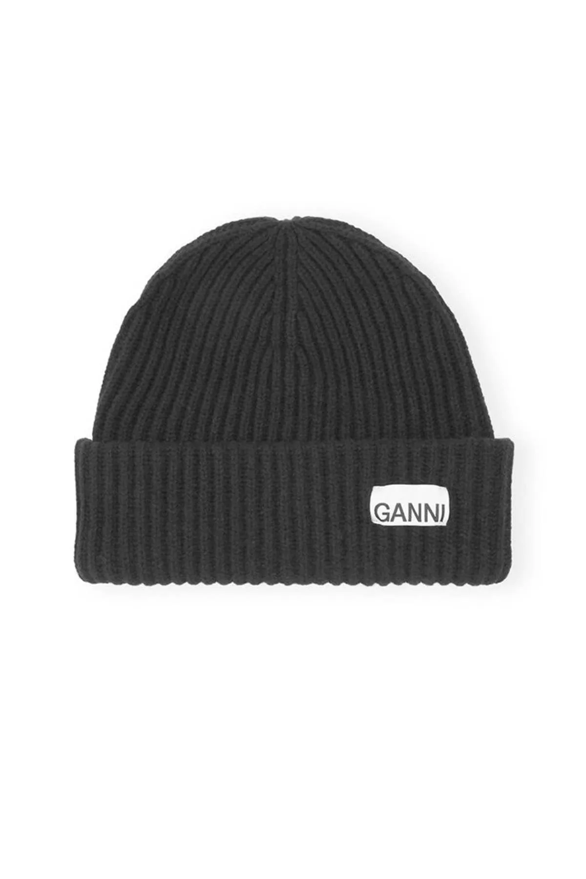 Structured Rib Beanie - Black