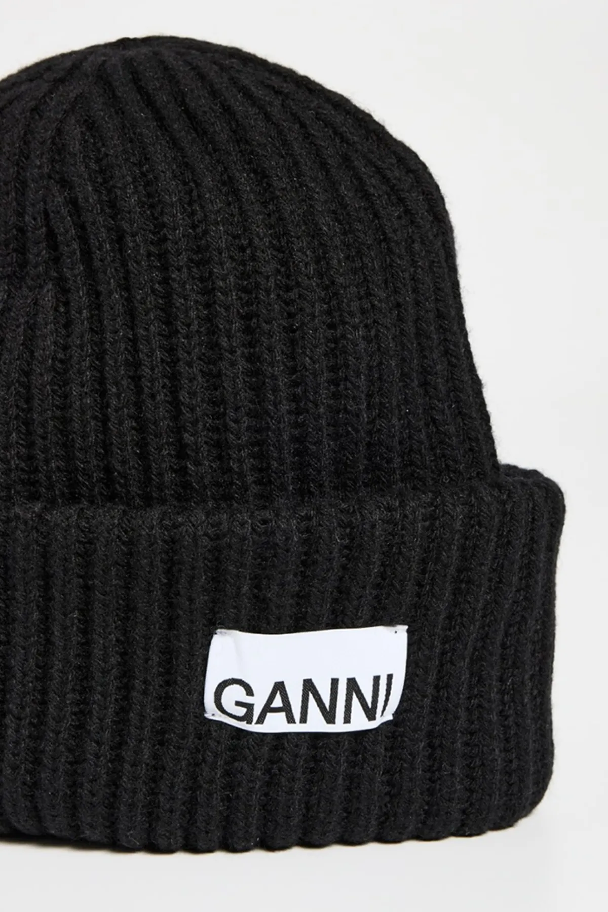 Structured Rib Beanie - Black