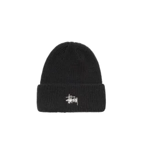 Stussy BASIC CUFF BEANIE, Black 