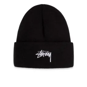 Stussy Stock Cuff Beanie (Black)