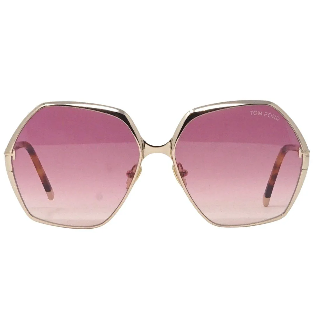 Sunglasses | Fonda-02 FT0912 28T Gold Sunglasses | Tom Ford