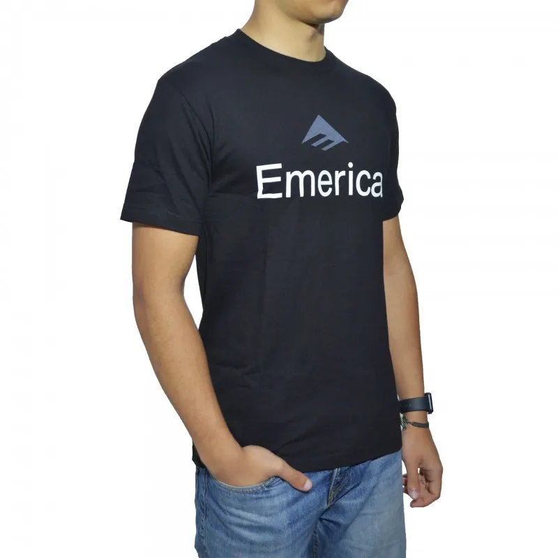 T-shirt Emerica Skateboard Logo - Black